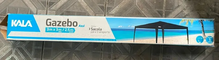 Barraca Articulada Completa - Lona + 3 Paredes + Mochila - Pouco Uso