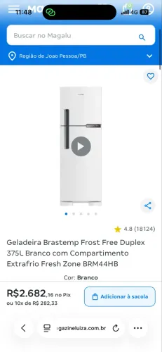 Vendo geladeira