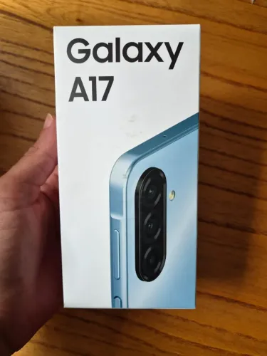 Celular Samsung A17 Novo e Lacrado, 128GB, Garantia e Nota, Camera 50MP, Tela Super Amoled