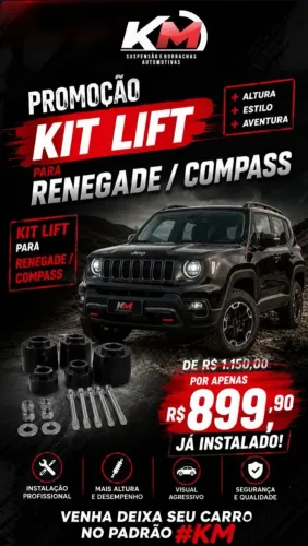 KIT LIFT JEEP RENEGADE / COMPASS