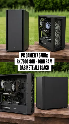 PC Gamer Ryzen 7 5700X + RX 7600 8GB