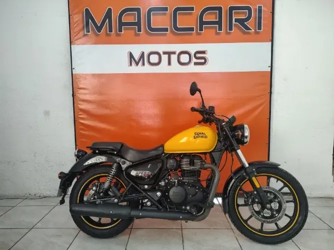 Royal Enfild Meteor 350 Fireball amarela 2022