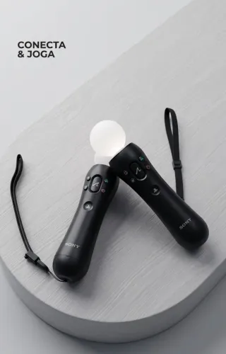 Par de Controles PlayStation Move (Sony)