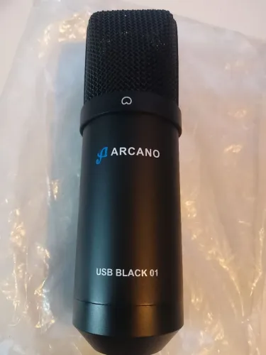 Microfone Arcano Black  USB 