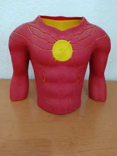 Balde de pipoca busto Flash Cinépolis