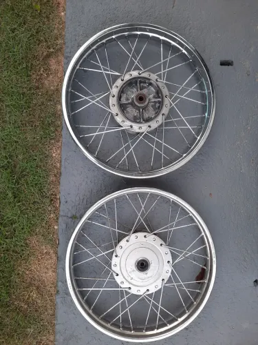 Rodas titan 150 cromadas 4mm