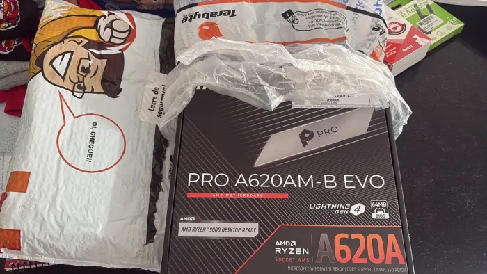 Placa Mãe NOVO MSI PRO A620AM-B EVO, Chipset A620A, AMD AM5, mATX, DDR5, PRO-A620AM-B-EVO