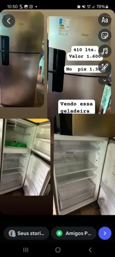 Geladeira 410 lts