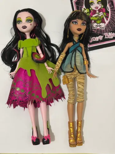 Cléo Básica e Draculaura Snow Bite - Monster High