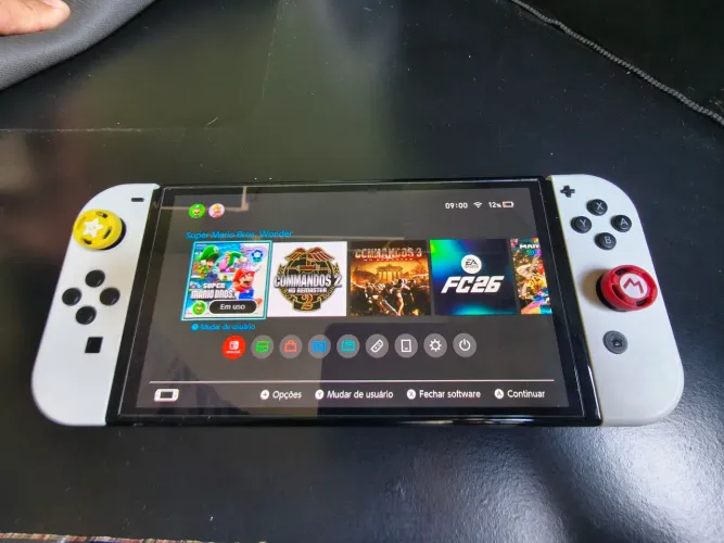 Nintendo Switch OLED Desbloqueado - Completo | Joga Online e Offline