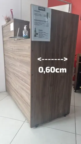 Balcão recepção studio