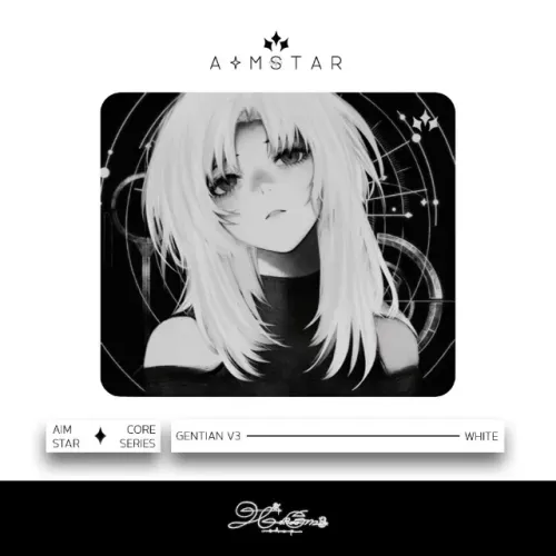Mousepad AimStar Thorn V3 Gentian | 490x420mm | Superfície Híbrida | Poron Base |