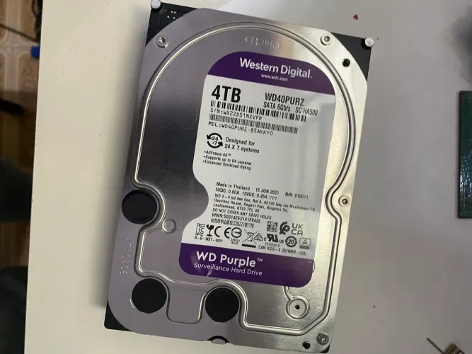 HD Western Digital Purple 4TB SATA - Saudável