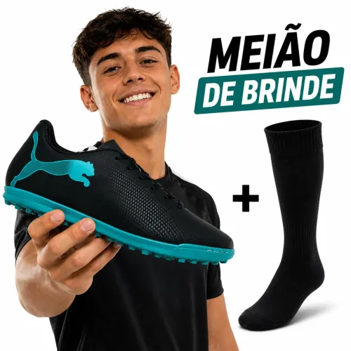 Chuteira Society Unissex (Meião de Brinde)