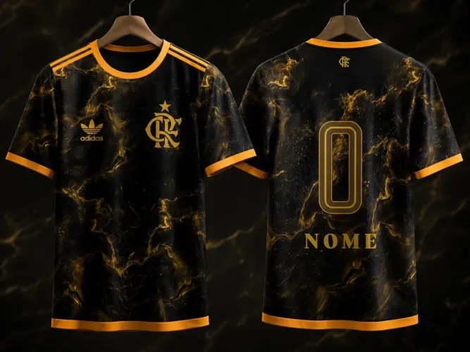 Camisa personalizada do flamengo 