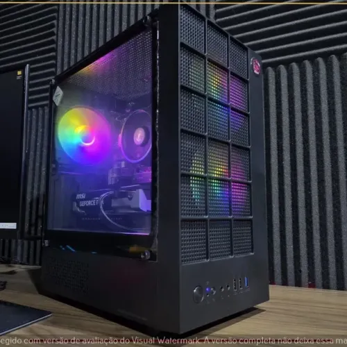 PC Gamer Ryzen 5 5500 RTX 5050 8GB 16GB DDR4 3200 SSD NVMe 500GB A520M-A PRO