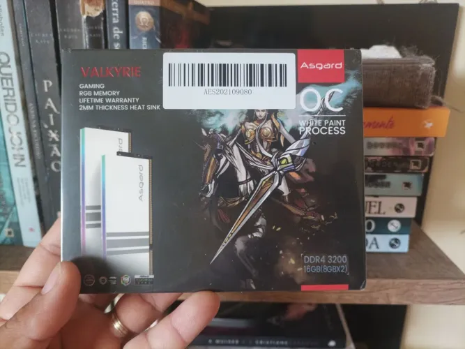 Memória Ram Asgard Valkyrie 8gb 3200MHZ Ddr4 Rgb 2x8gb