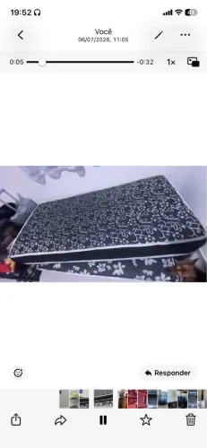 Cama box com reserva solteiro