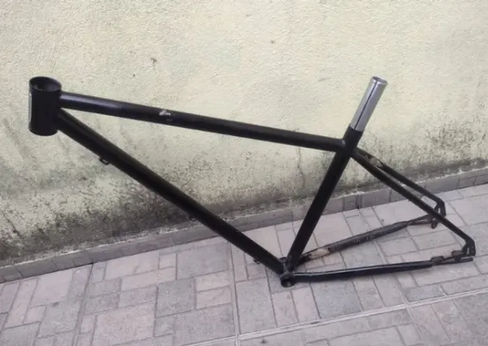 quadro república da bicicleta em cromo a saber detalhes