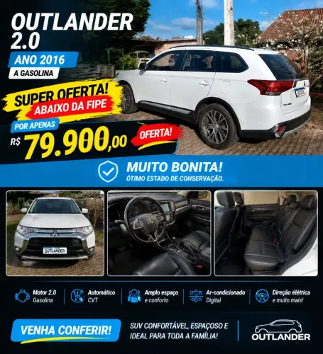 Mitsubishi Outlander 2.0 16V 160cv Aut. 2016