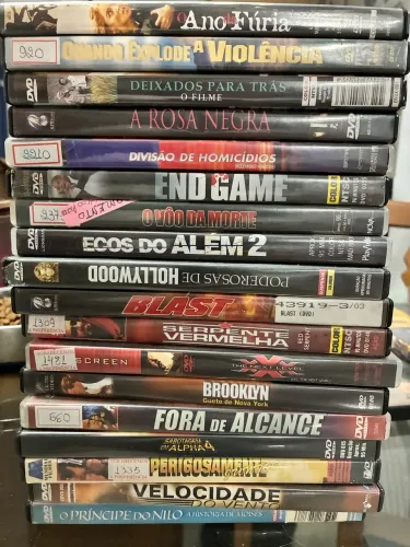 Lote DVDs (ação, animação e suspense)