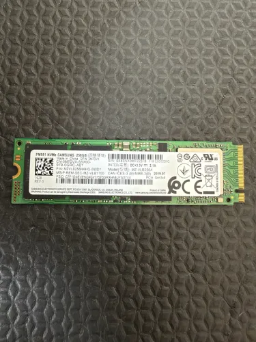 Nvme samsung 256gb