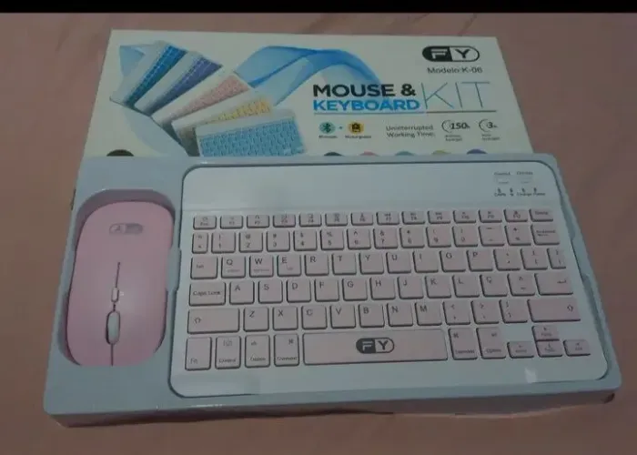 KIT TECLADO E MOUSE NOVOS BLUETOOTH