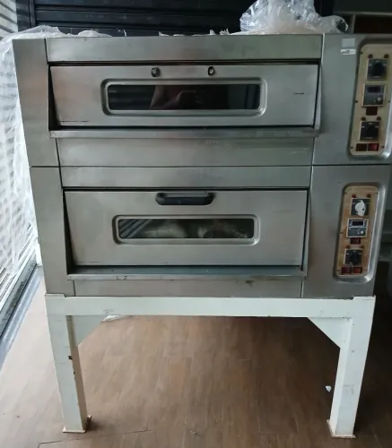 Forno de Lastro Elétrico Industrial Multi Suprema, 2 Câmaras, Trifásico com suporte em aço