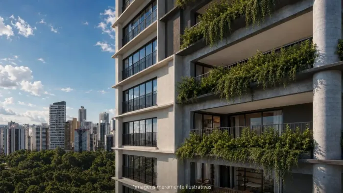 Apartamento Casa Conceito Marista com 274 m², 4 suítes e vista nascente