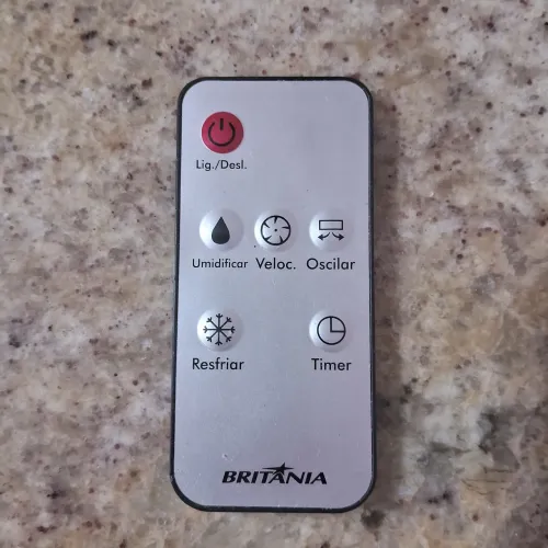 Controle remoto para climatizador BRITANIA