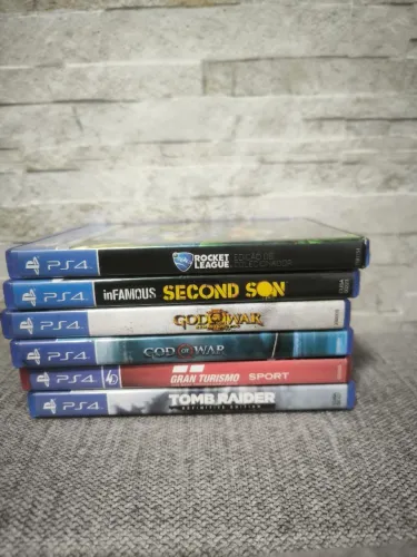 Lote seis jogos para PS4