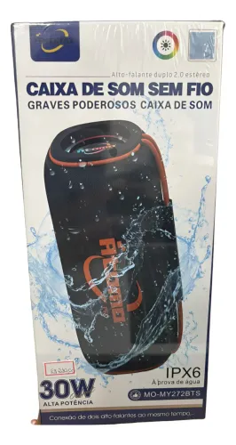 Caixa De Som Bluetooth 30W átomos