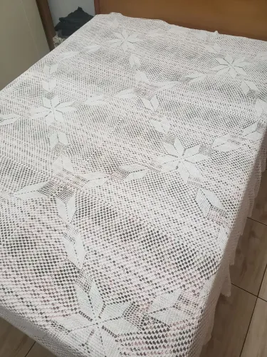 Colcha em crochê