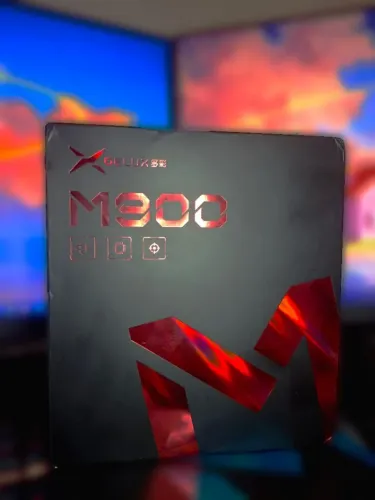 Mouse Delux M900 Pro 8k Polling Rate Dock De Carregamento Cor Vermelho