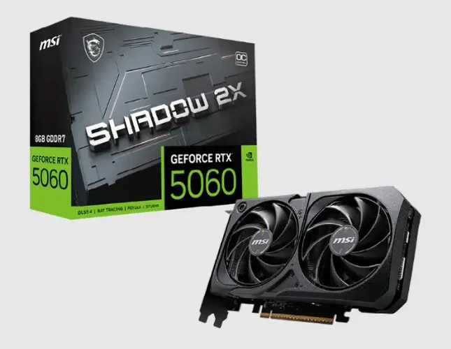 MSI SHADOW RTX 5060 8GB (POUCO USADA)