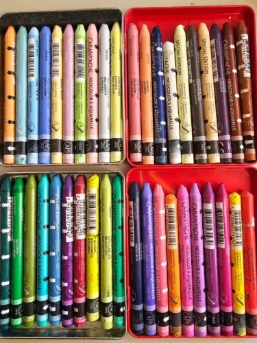 5 kits Caran d'Ache Neocolor II Edição Especial 50 anos