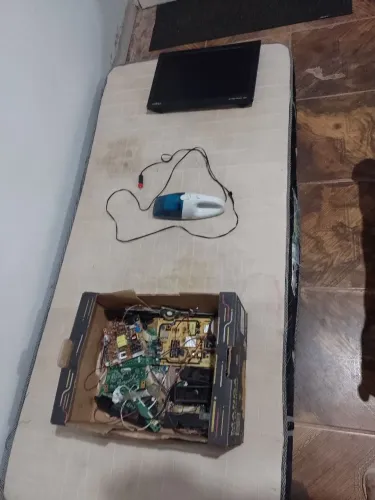 Placa de TVs, aspirador de pó, monitor de Pc ?