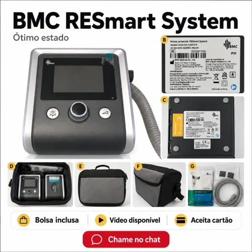 CPAP BMC RESmart GII Automático E20A + Umidificador