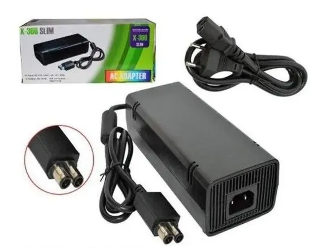 Fonte nova pra Xbox 360 de dois pinos na promoção!