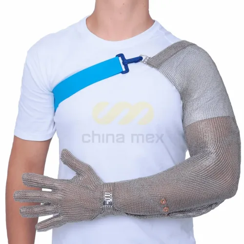 Luva Malha de Aço Inox até o Ombro Chinamex CA