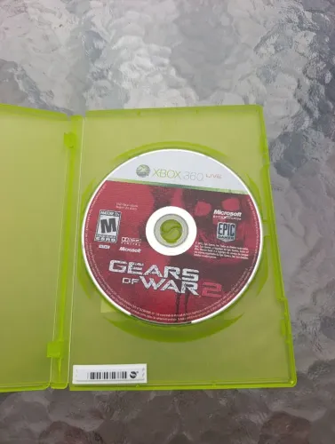 GEARS OF WAR 2 XBOX 360 ORIGINAL COM CAIXA SEM ENCARTE.