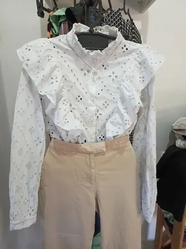 Camisa marfino Tam M (38) 