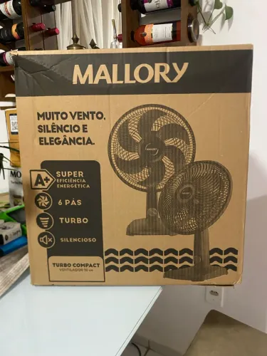 VENTILADOR MALLORY 220V 30CM NOVO LACRADO