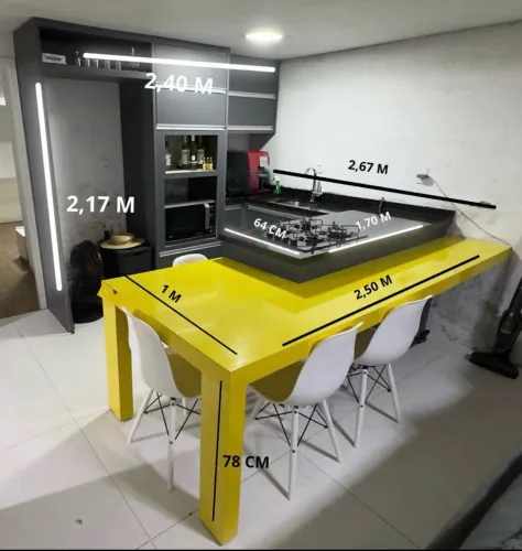 Cozinha sob medida. 