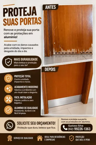 Proteja e renove suas portas.