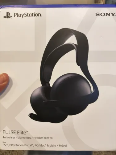Headset gamer sem fio Pulse Elite Midnight Black para PS5