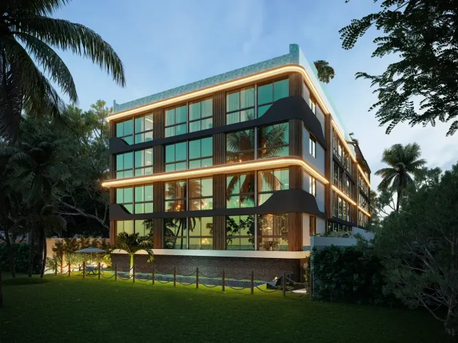 CENTRO - Tamandaré - Studio com 23 m² 1 suíte, condomínio fechado com piscina e fitness