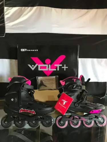 Patins Volt+ 2.0 Rosa - 80mm ABEC-9