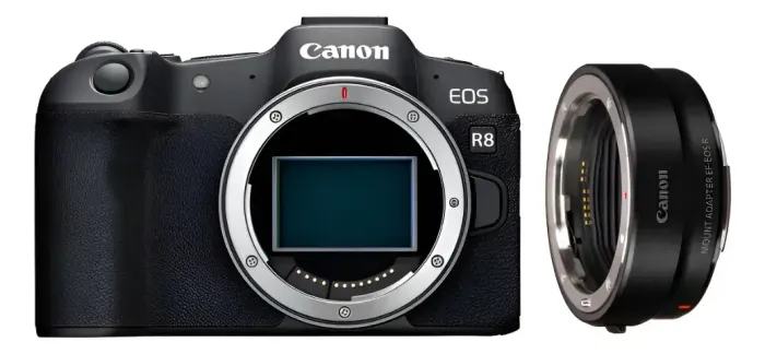 CANON R8 NOVA Adapter EF-EOS R - LENTES CANON EF/EF-S) LENTE 24-70 2.8MODELO I