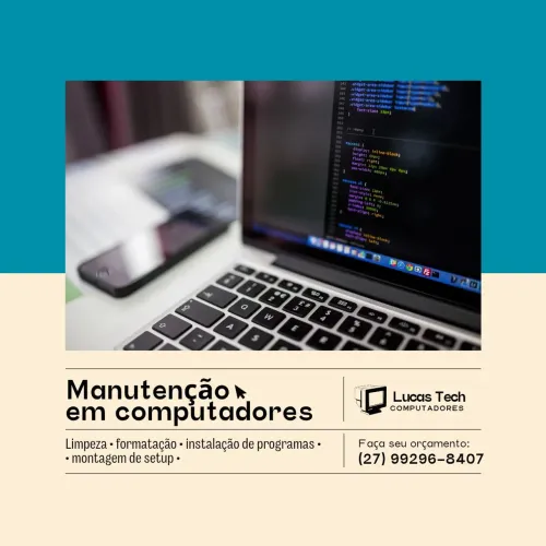 Montagem e desmontagem, Formatação, Instalação de progamas e limpeza